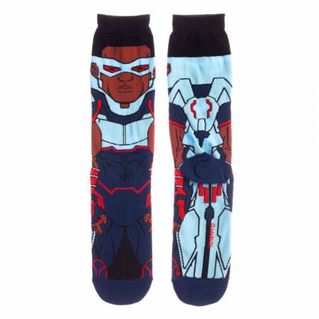 Marvel The Falcon 360 Character Collection Crew Socks